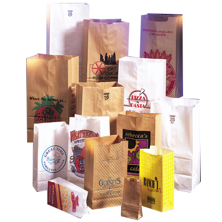  Duro Kraft Grocery Bags 3 1/2 x 2 3/8 x 6 7/8  500/cs (DUR81157) 