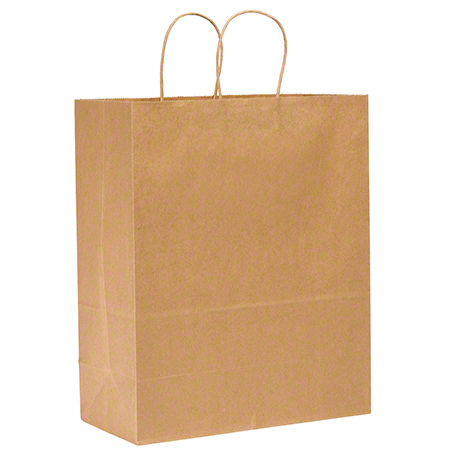  Duro Dubl Life Carryout Shopping Bags 13 x 7 x 17  250/cs (DUR87128) 