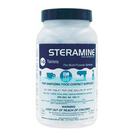  Steramine Multipurpose Sanitizer Tablet 150 Tablets  ea (EC1G6) 