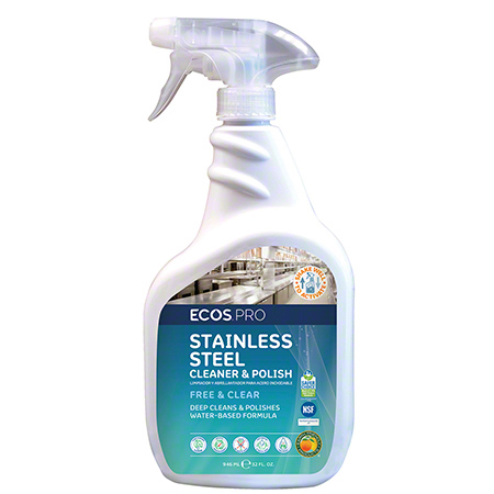  Earth Friendly Products Water Based Stainless Steel Clnr 32 oz. Spray  6/cs (EFPPL93306) 