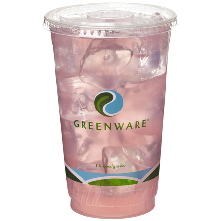  Fabri-Kal Greenware Cold Drink Cups 9 oz. Old Fashioned Clear 1000/cs (FABGC90F) 