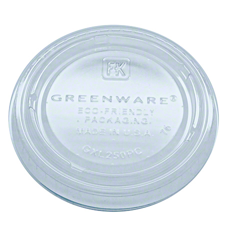  Fabri-Kal Greenware Clear Portion Cups & Lids Lid for 2 oz. Clear 15/134/cs (FABGXL250PC) 