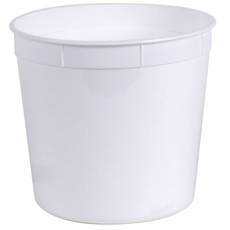  Deli Containers and Lids 0 White 200/cs (GEN5LBLID) 