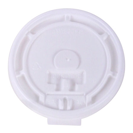 Travel Lid for Hot Cups fits 10s-20 oz. White 1000/cs (GENHCDLW) 