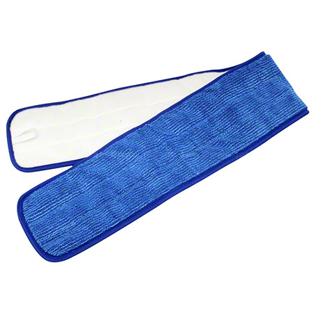  Microfiber & More Blue Low Nap Velcro Back Mop 24  (GENMF24BLU) 