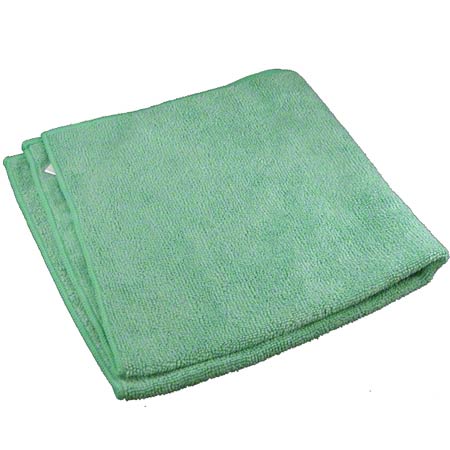  16 x 16 Microfiber Towels  Green 12/pk (GENMFW-G) 