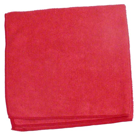  16 x 16 Microfiber Towels  Red 12/pk (GENMFW-R) 