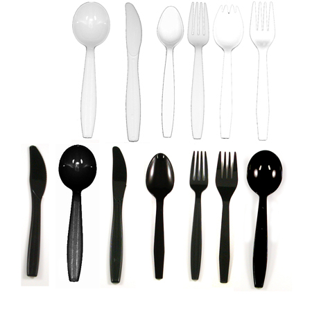  Heavy Weight Cutlery Soup Spoon Black 1000/cs (GENSOUPSPOONBLKHVY) 