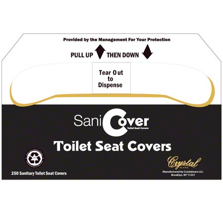  New Generation Toilet Seat Covers 15 x 10 ½ x 1 White 20/250/cs (GENTSC) 