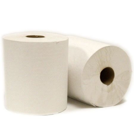  New Generation White Hardwound Roll Towels 8 X #800 White 6/cs (GENWRT800) 