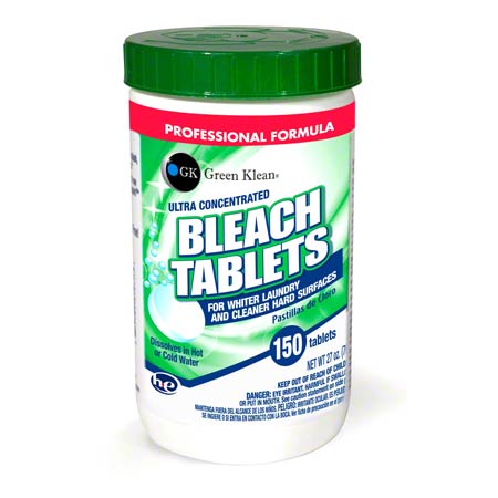  SOP Green Klean Ultra Concentrated Bleach Tablets 150 ct.  6/cs (GKBLTAB) 
