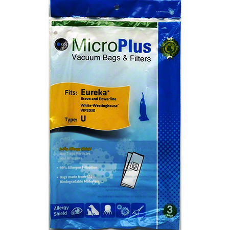  SOP Green Klean MicroPlus Vacuum Bag   25/3/cs (GKHEURU) 