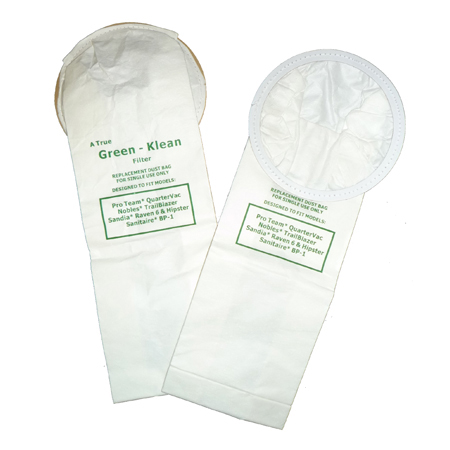  SOP Green Klean Replacement Vacuum Bags   10/10/cs (GKQVAC) 