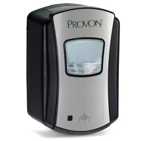  GOJO Provon LTX-7 Touch Free 700 mL Dispenser  Brushed Chrome/Black 4/cs (GOJ1372) 