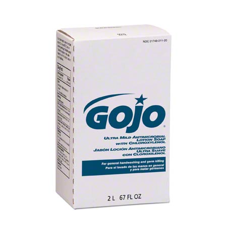  GOJO Ultra Mild Antimicrobial Lotion Soap 2000 mL NXT  4/cs (GOJ2212) 