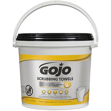  GOJO Scrubbing Wipe 170 ct. Bucket  2/cs (GOJ6398) 
