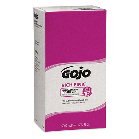  GOJO Rich Pink Antibacterial Lotion Soap 5000 mL PRO TDX  2/cs (GOJ7520) 