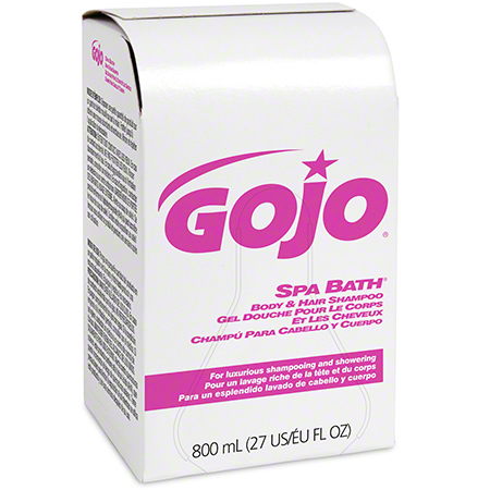  GOJO Spa Bath Body and Hair Shampoo 800 mL BIB  12/cs (GOJ9152) 