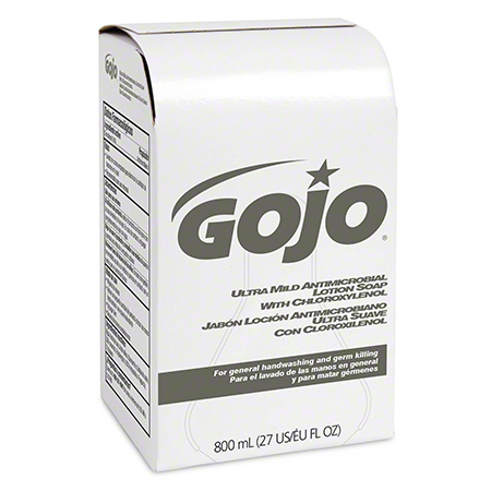  GOJO Ultra Mild Antimicrobial Lotion Soap 800 mL BIB  12/cs (GOJ9212) 