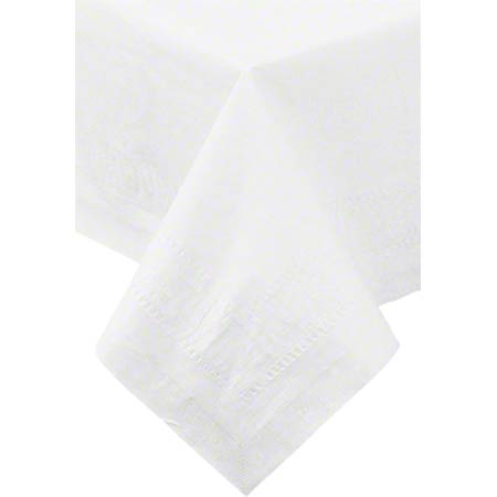  Hoffmaster Cellutex 454 Tablecover Decorator Tablecovers  White (W) 50/cs (HOF210046) 
