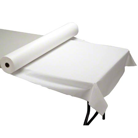  Hoffmaster 40 x 200' Roll Tablecovers  White (W) ea (HOF210165) 