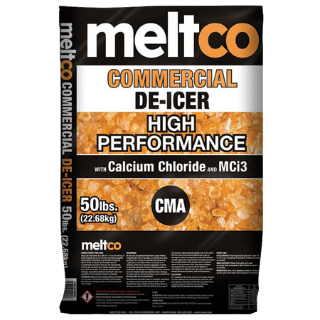  meltco Commercial Calcium Ice Melt 50# bag Orange ea (ICEMELTC) 