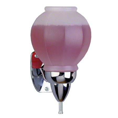  Impact Value-Plus Globe Soap Dispenser  Trans/Chrome-Plated ea (IMP4118LD) 
