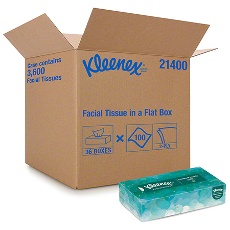  Kimberly-Clark Kleenex Facial Tissue 100 ct.  36/cs (KCC21400) 