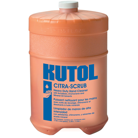  Kutol Citra-Scrub w/Scrubbers Gal., Flat Top  4/cs (KUT5707) 