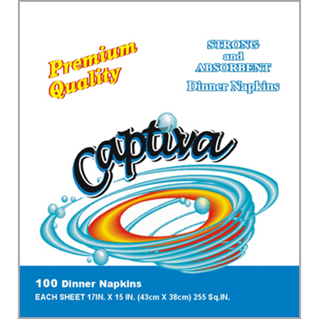  Captiva 2 Ply Premium Dinner Napkin 14 x 16.5 White 2800/cs (MATDNS3000A1) 