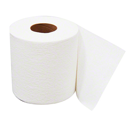  Merfin Signature White Roll Towels 7.5 x 800'  6/cs (MERF7800W) 