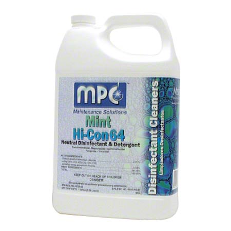  MPC Hi-Con 64 Neutral Disinfectant & Detergent Gal.  4/cs (MISM6414MN) 