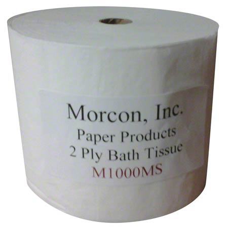  Morcon Mor-Soft 2 Ply Bath Tissue 4 x 4.25  36/cs (MORM1000MS) 