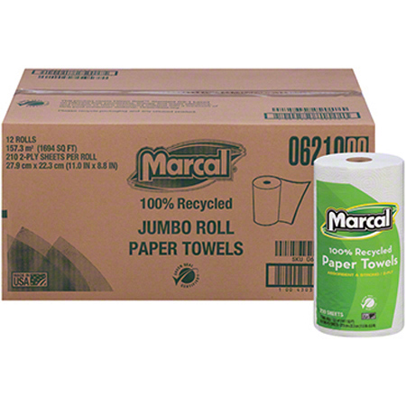  Marcal Small Steps 2-Ply Roll Towel 210 ct.  12/cs (MRC06210) 