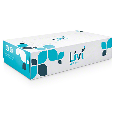  Livi VPG Flat Box Facial Tissue 100 ct.  30/cs (OAS11513) 