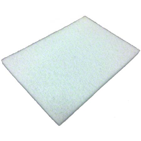  Rectangular Floor Pad 14 x 28 White 5/cs (PAD14X28WH) 