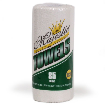  PROFESSIONAL CHOICE HOUSEHOLD ROLL TOWELS 85 ct. White 30/cs (PC3085) 