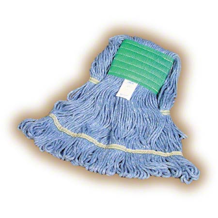  Professional Choice Blue Cotton/Synthetic Blend Wet Mops Medium  12/cs (PC8706) 
