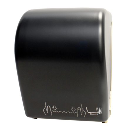  Palmer Hands-Free Auto-Cut Roll Towel Dispenser  Dark Translucent ea (PFTD0201-01) 
