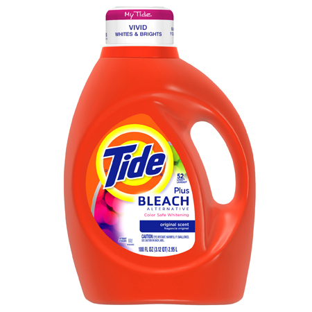  P&G Tide Liquid Laundry Detergent w/Bleach 100 oz.  4/cs (PGC13789) 