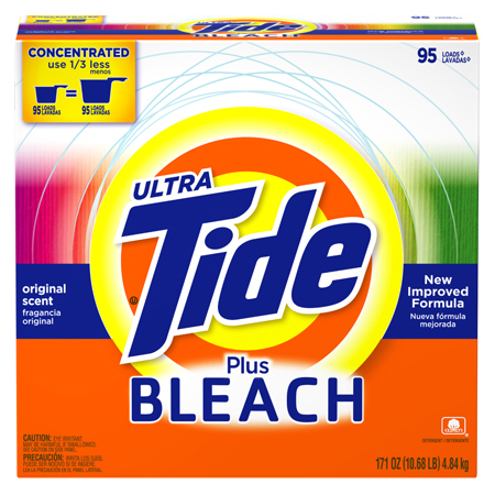  Ultra Tide Powder Laundry Detergent Plus Bleach 171 oz.  2/cs (PGC27807) 