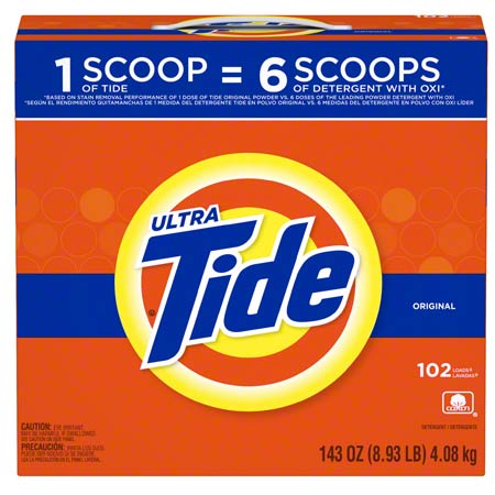  P&G Tide Powder Ultra HEC Laundry Detergent 143 oz.  2/cs (PGC85006) 