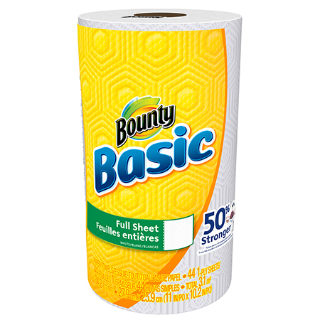  P&G Bounty Basic Paper Towels 44 ct.  30/cs (PGC92976) 