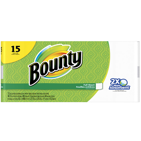  P&G Bounty Paper Towels 40 ct.  1/15/cs (PGC94993) 