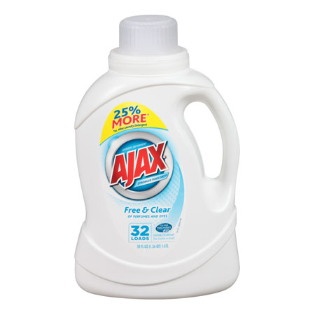  Ajax Free & Clear Liquid Laundry 50 oz. 0 6/cs (PHX49551) 