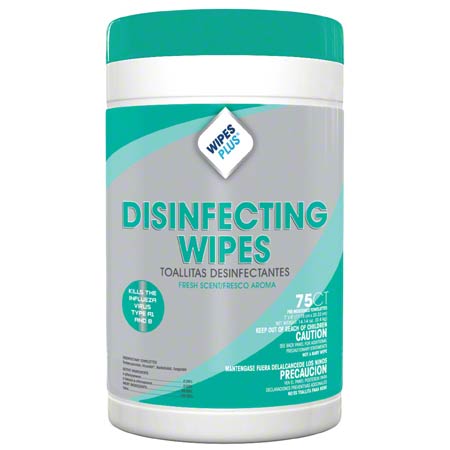  WipesPlus Disinfecting Wipe 75 ct.  6/cs (PP33711) 