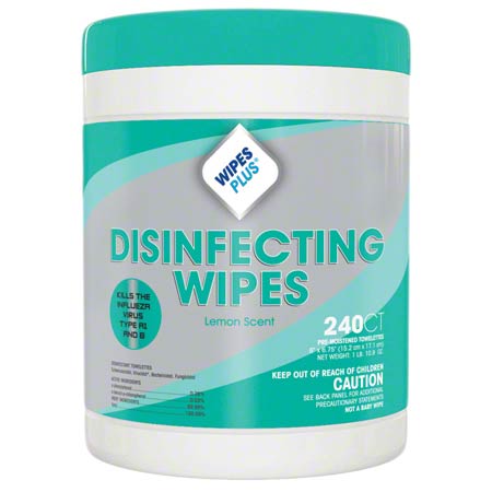  WipesPlus Disinfecting Wipe 240 ct.  12/cs (PP33900) 