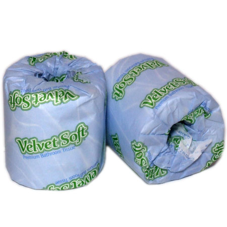 Velvet Soft 2-Ply Premium Toilet Tissue 4.25 x 3.5 White 96/cs (PVS5020A) 