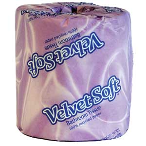  Velvet Soft 2-Ply Premium Toilet Tissue 4.5 X 3.1 White 96/cs (PVS5800) 
