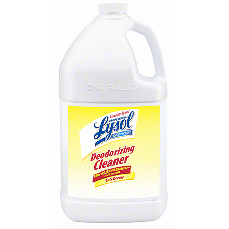  Professional Lysol Deodorizing Cleaner 1 Gallon plastic bottle  4/cs (REC76334) 